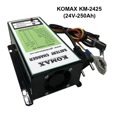 Nạp ắc quy tự động KOMAX 24V-250Ah, KM-2425