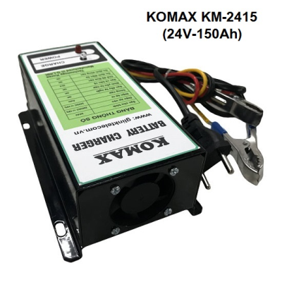 Nạp ắc quy tự động KOMAX 24V-150Ah, KM-2415